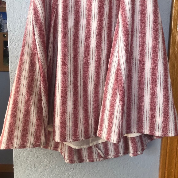 candy stripe fit and flare halter dress - Picture 5 of 9